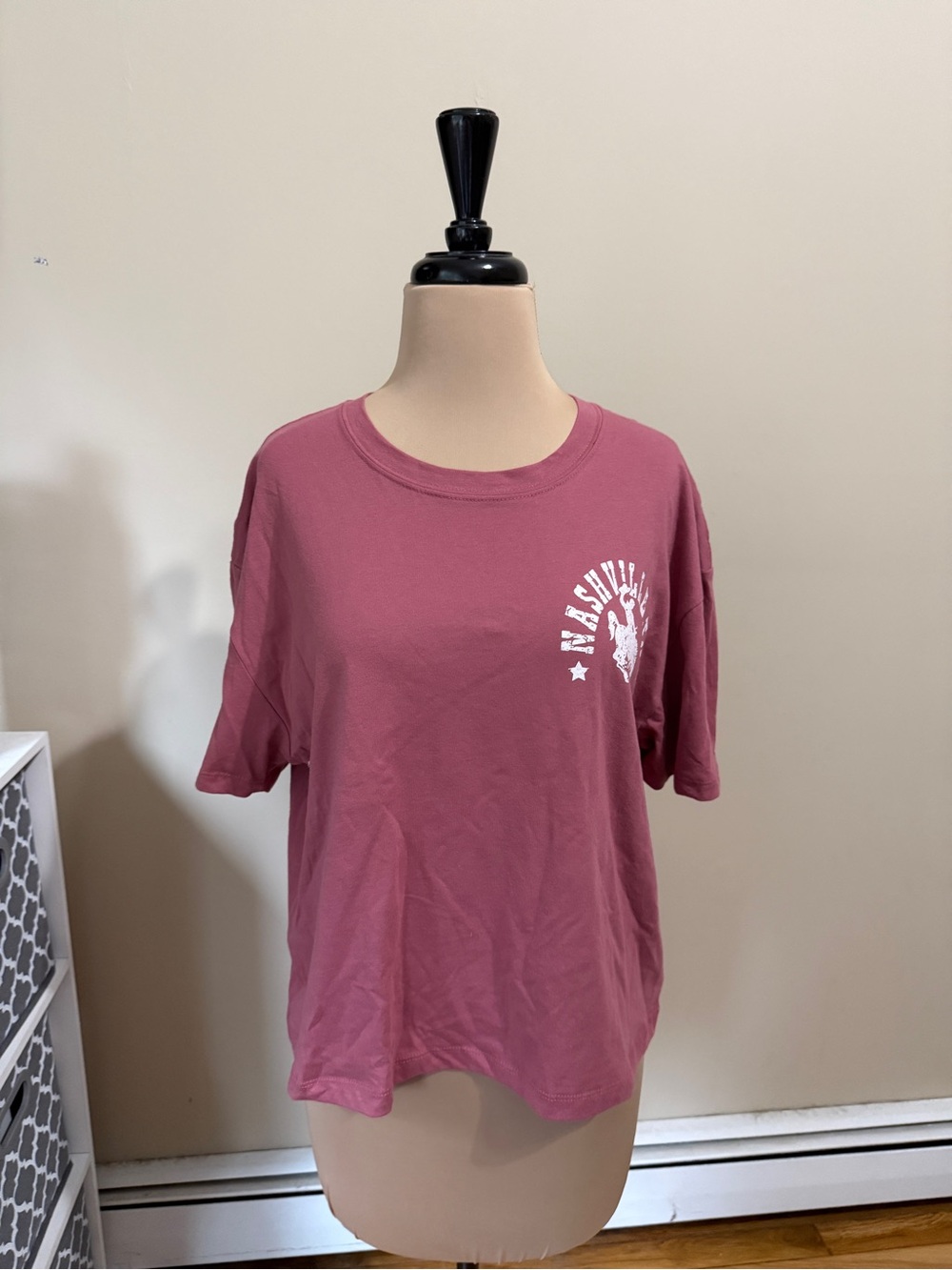 New no tags Nashville cropped Tshirt